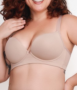 Sutiã Sustentação Estruturado com Base Vi Lingerie (110510) - Microfibra