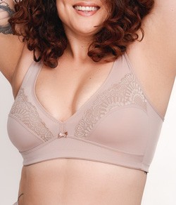 Sutiã Sustentação Cetinete e Renda Vi Lingerie Control (1322)