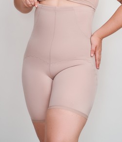 Bermuda Alta Modeladora Vi Lingerie (340728) Tecido Duplo Alta Compress�o