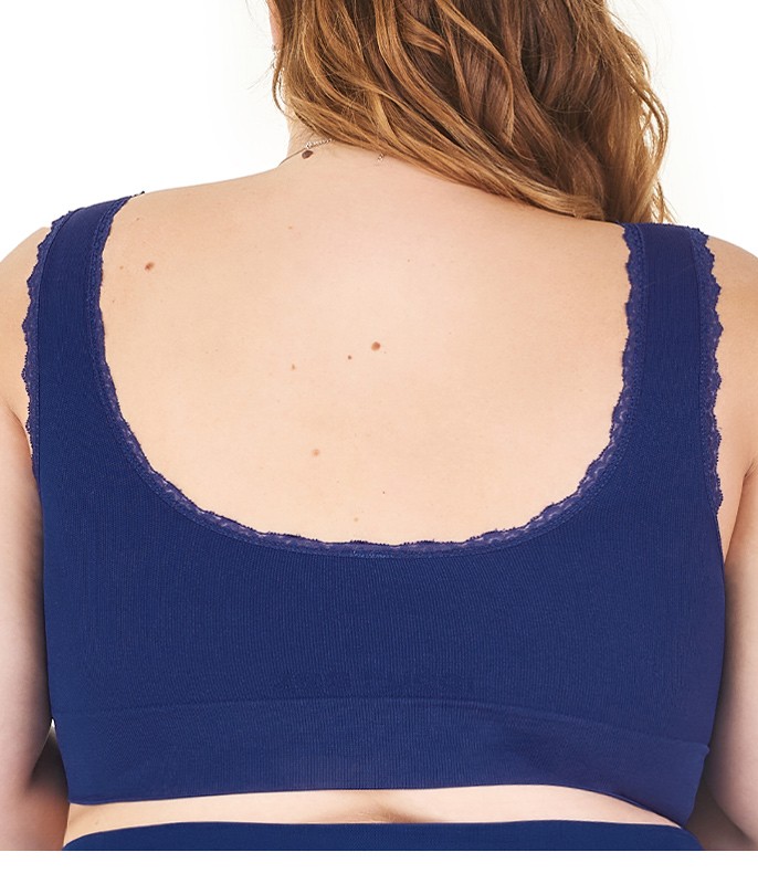 Top Rendado Sem Costura Zee Rucci (0300-075) Plus Size :: lingerie
