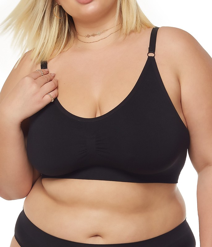 Sutiã Basic Comfort Zee Rucci (0306-003) Sem Costura - Plus Size